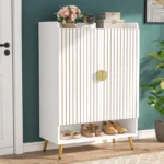 Tribesigns 7-Tier Shoe Cabinet, Shoe Storage Organizer with Adjustable Shelves
