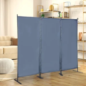 JAXPETY 3-Panel Foldable Room Divider – Privacy Protection Freestanding Screen
