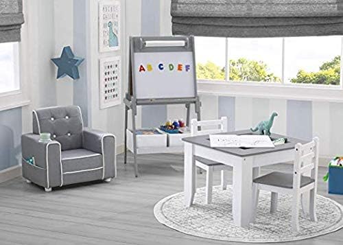 Delta Children Chelsea 3-Piece Table and Chairs Set with Storage - D8 - Image 3