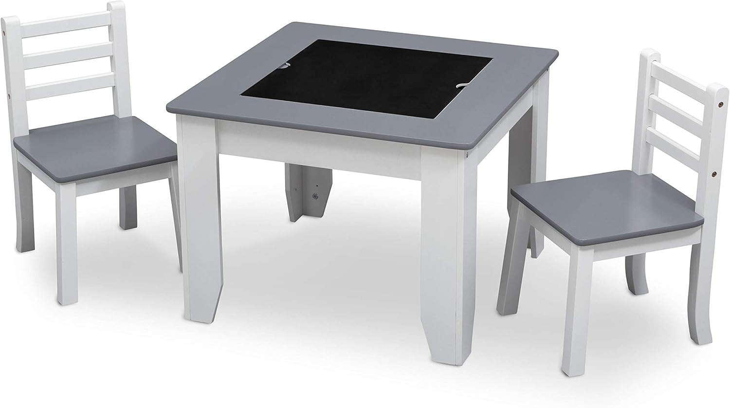 Delta Children Chelsea 3-Piece Table and Chairs Set with Storage - D8 - Image 5