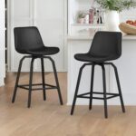 LUE BONA 360° Swivel Bar Stools Set of 2 - E32