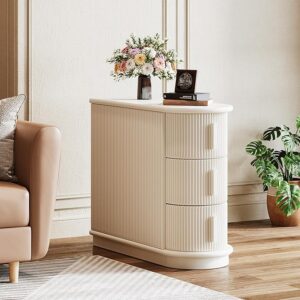 Tribesigns  3-Drawer Wooden End Table - A30