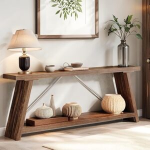 Tribesigns Extra Long Sofa Table Behind Couch, - A23