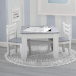 Delta Children Chelsea 3-Piece Table and Chairs Set with Storage - D8
