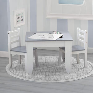 Delta Children Chelsea 3-Piece Table and Chairs Set with Storage - D8