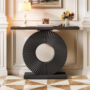Easylife Modern Console Table, Wooden Hallway Entry Table - A19