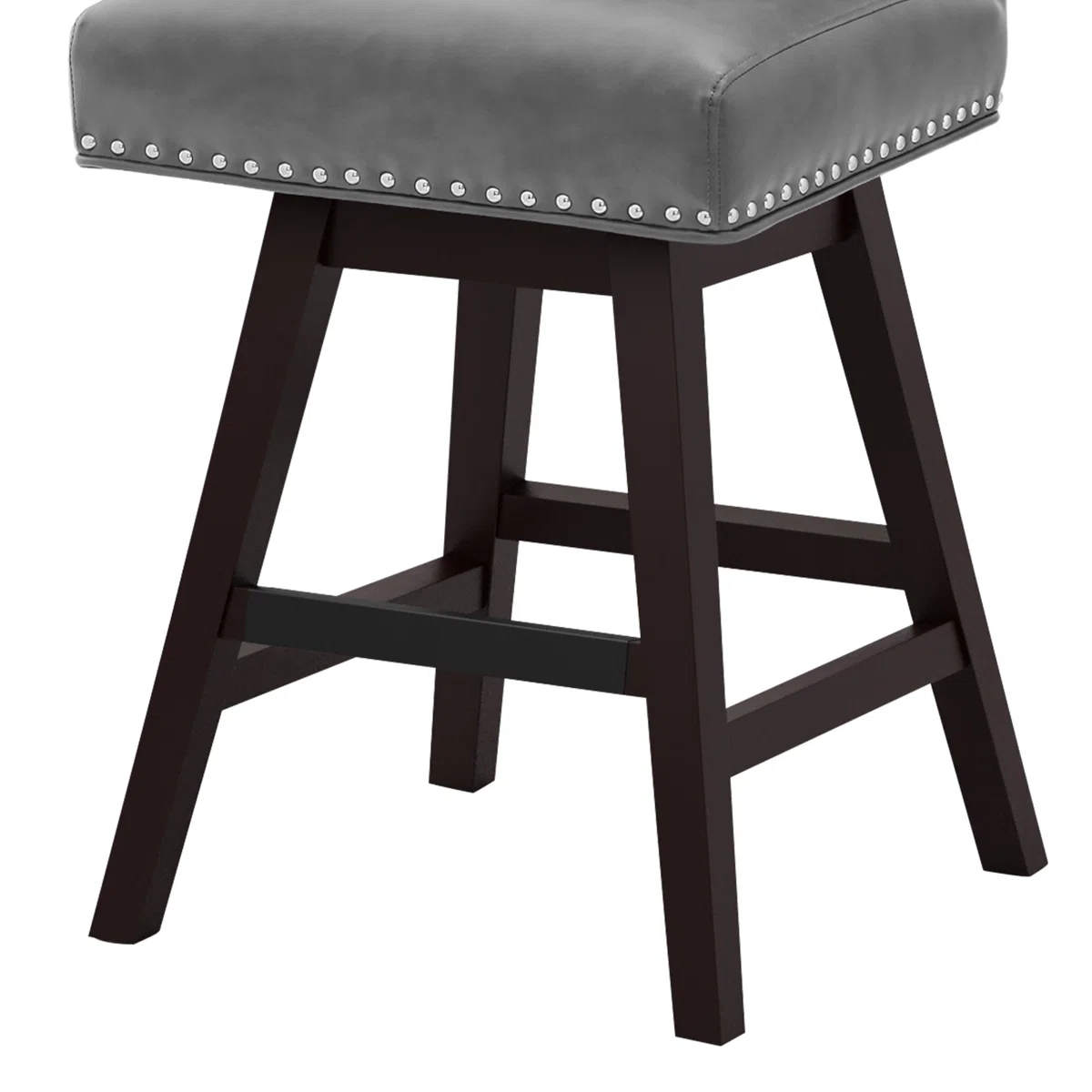 Aralis Swivel Counter Stool with Upholstered Seat and Back - E34 - Image 3