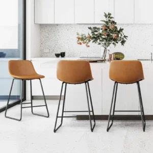 LUE BONA Classic Industrial Bar Stools - E24