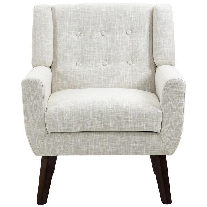 UIXE Cotton Linen Fabric Modern Accent Armchair - E35 - Image 5
