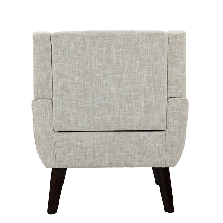 UIXE Cotton Linen Fabric Modern Accent Armchair - E35 - Image 6